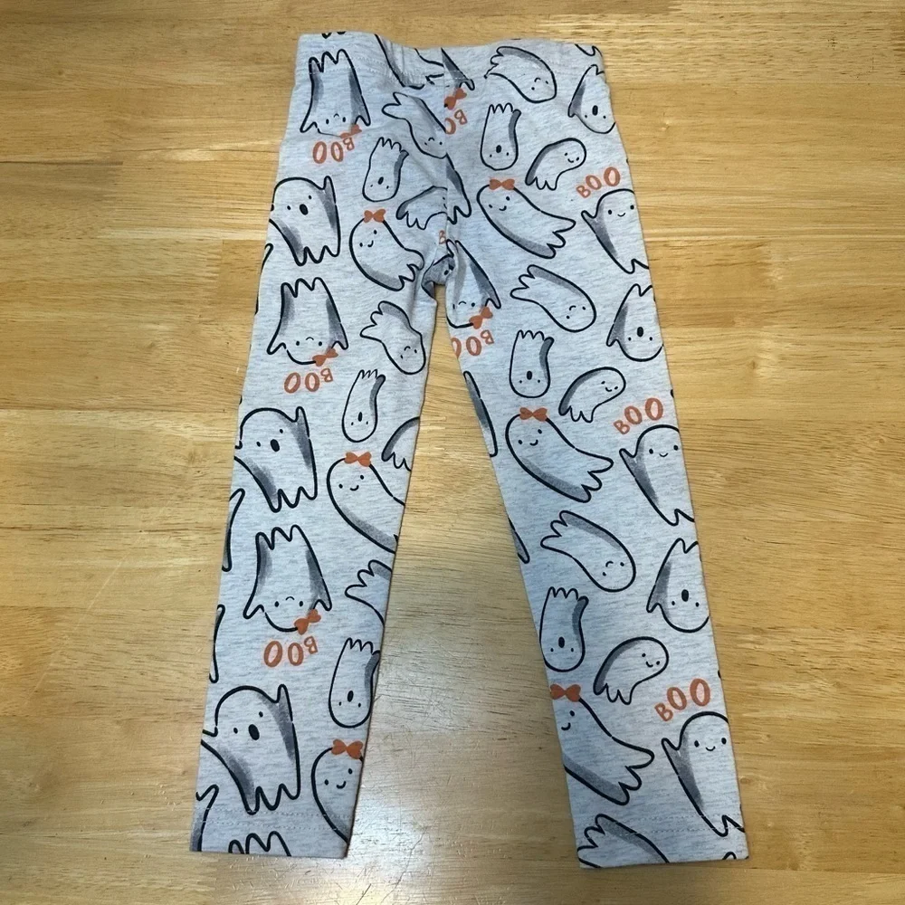 Carter’s Child Of Mine Halloween Boo Ghost Toddler 2T / 2A Gray Stretch Pant
